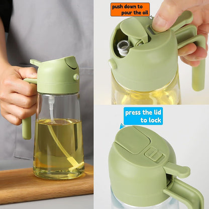 2 in 1 Portable Sprayer Oil Dispenser (500ml ) Buy 1 Get 1 free