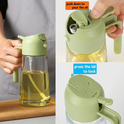 2 in 1 Portable Sprayer Oil Dispenser (500ml ) Buy 1 Get 1 free